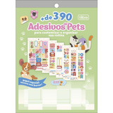 Bloco De Adesivos P Planner Decorados Pets 12 Folhas 34892
