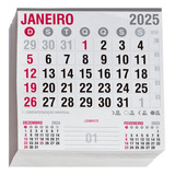Bloco De Calendário Mini Comercial 14x15cm 100 Un