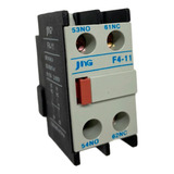 Bloco De Contato Auxiliar F4 11 1na 1nf Frontal Jng Cjx2 Jx2
