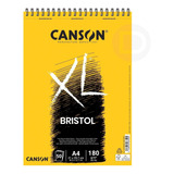 Bloco De Desenho Canson Bristol Xl 180g m A4 50 Folhas