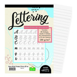 Bloco De Exercícios Lettering 180g A4 28 Folhas Jandaia
