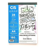 Bloco De Exercicios Para Lettering A4 Cis