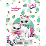 Bloco De Fichário 80folhas Meninas Feminino Fofo gata Sissi