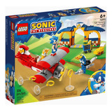 Bloco De Montar Lego Sonic Oficina Do Tails E Avião Tornado