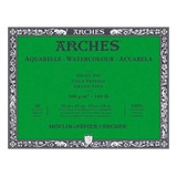 Bloco De Papel Aquarela Arches Textura Fina 300g m 31x41
