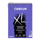 Bloco De Papel Canson Xl Mix Media 300g m A4 30folhas
