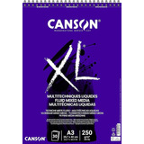 Bloco De Papel Canson Xl Mix Media 300g m A4 30folhas