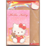 Bloco De Papel De Carta Import Japão Sanrio Hello Kitty Bear