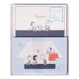 Bloco De Papel De Carta Importado Japão Snoopy House