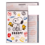 Bloco De Papel De Carta Importado Snoopy And Friends