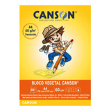 Bloco De Papel Vegetal A4 Canson 50 Folhas 60g