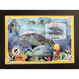 Bloco De Selo Novo Golfinho Filatelia 2019 mint