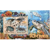 Bloco De Selos Novos Tartarugas Marinhas 2016 mint