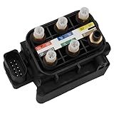 Bloco De Válvula Solenoide De Suspensão A Ar Compatível Com Mercedes Benz CL550 GL320 GL350 GL450 GL550 GLE400 GLE500 ML250 ML320 ML350 S350 S400 S550 S600 S63 S65 AMG E 21223200358