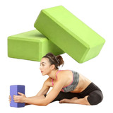 Bloco Em Eva Tijolo De Yoga Pilates Funcional Kit C 2 Peças