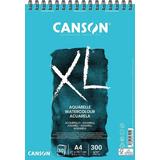 Bloco Espiral Papel Canson Xl Aquarelle A4 300g 30 Fl