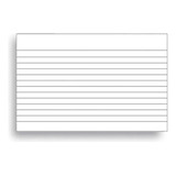 Bloco Ficha Pautada 5x8 100 Fls Papel Offset 150g Anotações