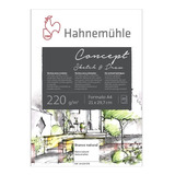 Bloco Hahnemuhle Concept Sketch Draw A4 220g m2 20 Folhas
