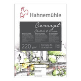 Bloco Hahnemuhle Concept Sketch Draw A4 220g m2 20 Folhas
