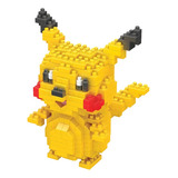 Bloco Montar Criança Brinquedo Lego Pokemon Pikachu 326 Pçs