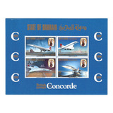 Bloco N 1 Bahrain 1976 Primeiro Vôo Do Concorde Ao Bahain