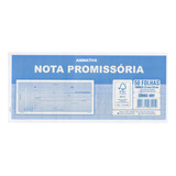 Bloco Nota Promissória Amarela Grande 20 Blocos C 50 Folhas