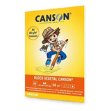 Bloco Papel Canson Vegetal Liso A4 60g 50 Folhas Desenho