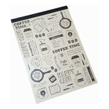 Bloco Papel De Carta Letter Pad Coffee Café Importado