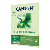 Bloco Papel Linha Técnic Desenho A3 Canson 200g 20 Folhas