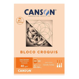 Bloco Papel Manteiga Croquis A4 40g Canson 50 Fl