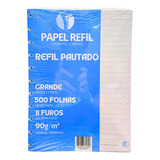 Bloco Papel Refil Pautado Cad Inteligente 500 Folhas Atacado