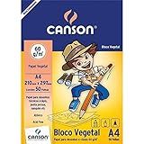 Bloco Papel Vegetal Infantil 50fls A4 60g Canson Tatuagem