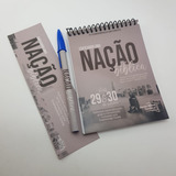 Bloco Personalizado Caneta Personalizada 100 Unidades