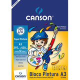 Bloco Pintura Canson Linha Infantil 300 G m A3 12 Folhas
