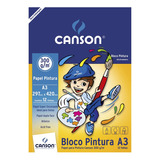 Bloco Pintura Linha Infantil Branco A3 300g 12 Folhas Canson