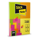 Bloco Post it Refil Pop Up 51x38 Colorido C 4blocos 50fls