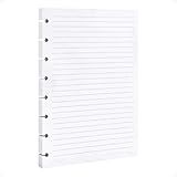 Bloco Refil Para Caderno Inteligente De Discos Médio A5 Pautado 90g Com 80 Folhas