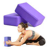 Bloco Tijolo De Funcional Yoga Pilates Em Eva Kit C 2 Peças