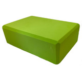 Bloco Tijolo De Pilates Yoga Funcional Em Eva Kit C 2 Peças Cor Verde