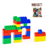Blocos De Montar 100 Peças Brinquedo Pedagógico Educativo