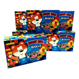 Blocos De Montar Brinquedo Educativo De Encaixe 28 Pçs Block