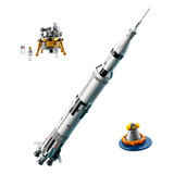 Blocos De Montar Compatível Foguete Apollo Saturno V