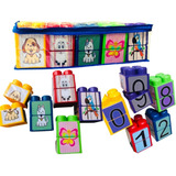 Blocos De Montar Gigante Brinquedo Infantil Pedagógico 10pçs
