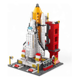 Blocos De Montar Space Shuttle Kit 1000 Peças 6 Em 1