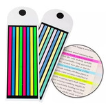 Blocos De Notas Adesivas Fita Marca Pagina Livro Colorido