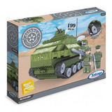 Blocos Montar Brinquedo Tanque De Guerra Blindado 199 Peças