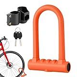 Bloqueio Em U Bloqueio Em U Para Bicicleta   Algema Aço Ebike Lock Com 2 Chaves Cobre Resistente A Ataques Corte E Alavancagem Littryee