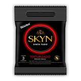 Blowtex Skyn Preservativo Texturizado Ultrafino Com 3 Unidades