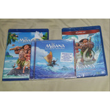 Blu ray 3d 2d Moana Cd Trilha Sonora Disney