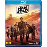 Blu-ray 3d Han Solo Uma História Star Wars - Lacrado & Orig.